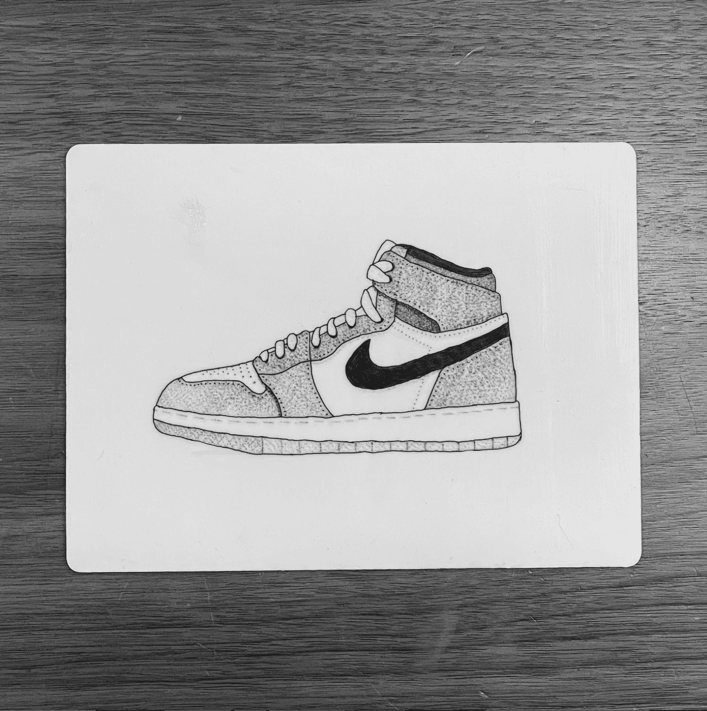 Air Jordan 1 stencil