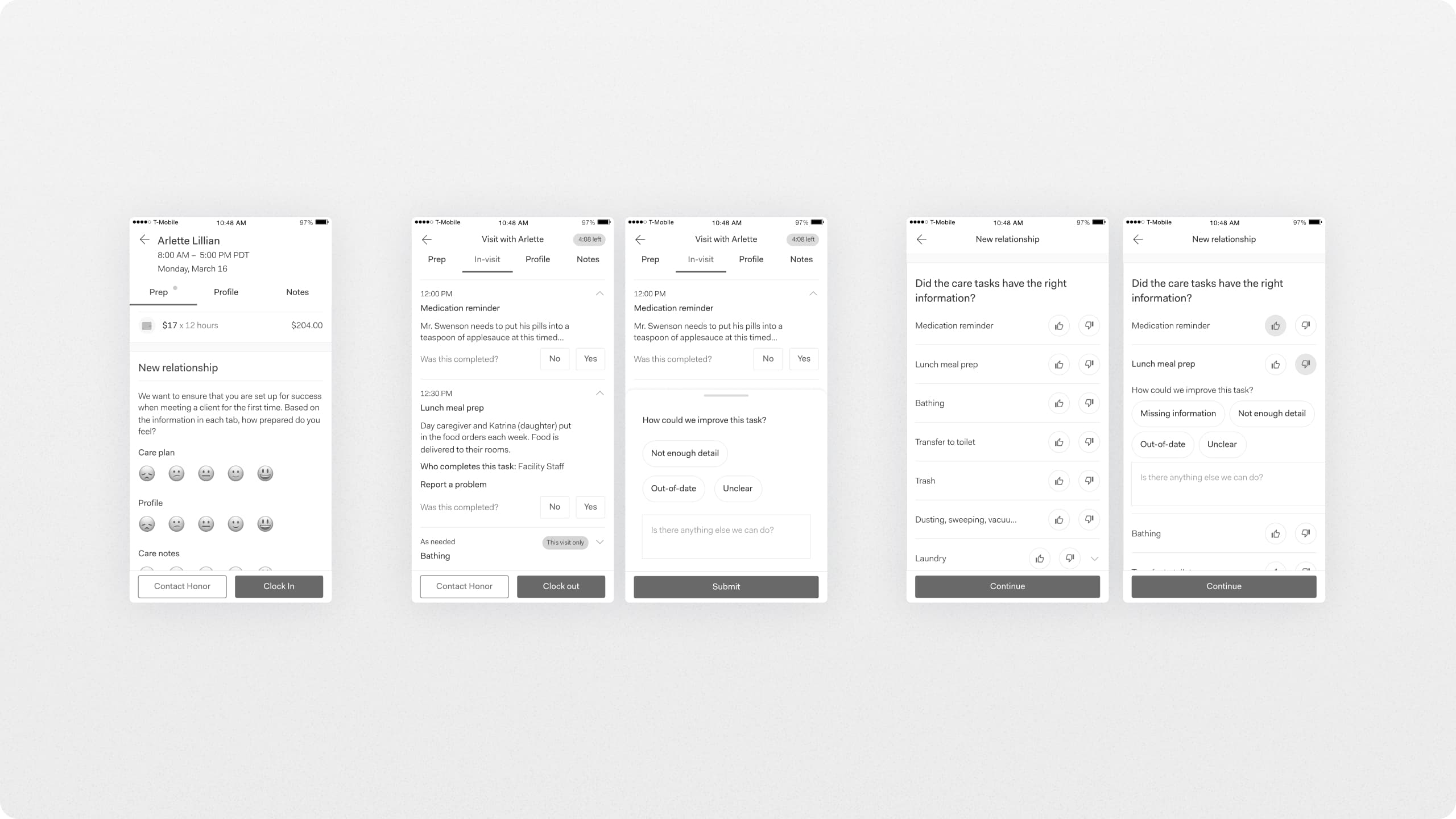 Initial ideation sketches